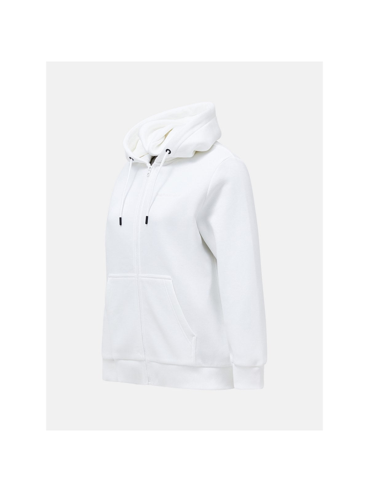 Bluza Peak Performance W Original Small Logo Zip biały - Adventure Sports