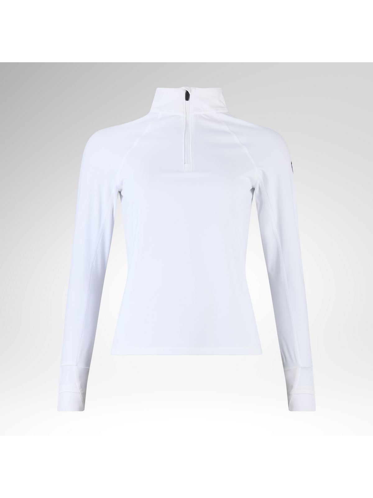 Bluza damska ROSSIGNOL W Half Zip First Layer biała