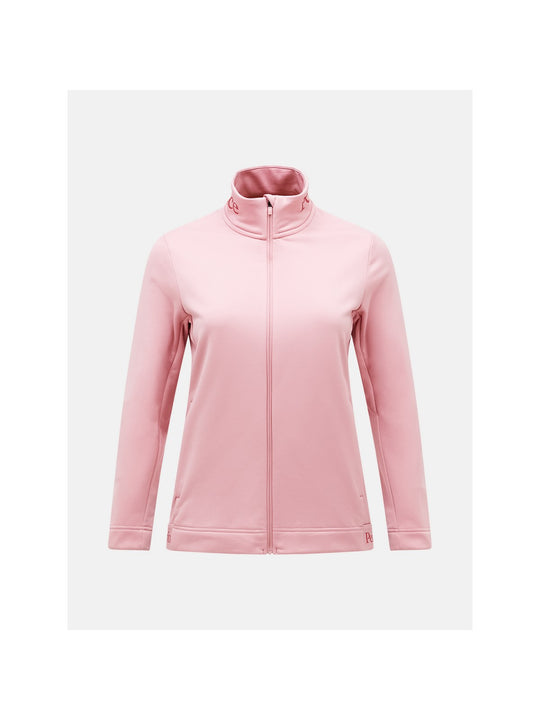 Bluza Peak Performance W Rider Tech Zip Jacket rozowy - Adventure Sports
