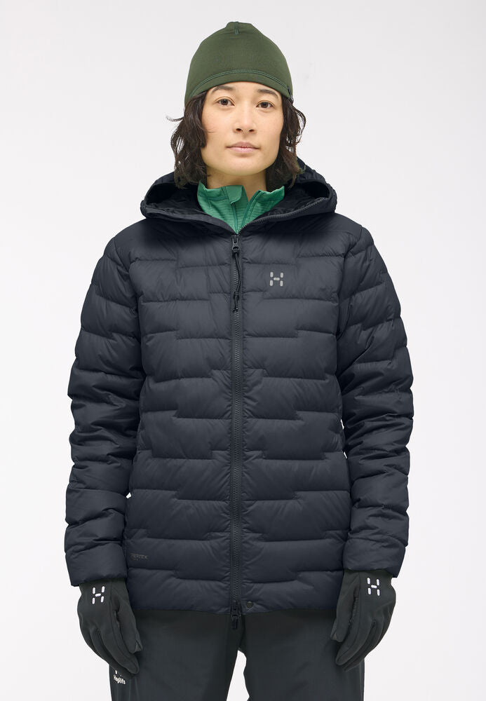 Kurtka HAGLÖFS ROC Flash Down Hood Women true black