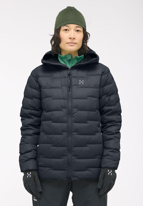 Kurtka HAGLÖFS ROC Flash Down Hood Women true black
