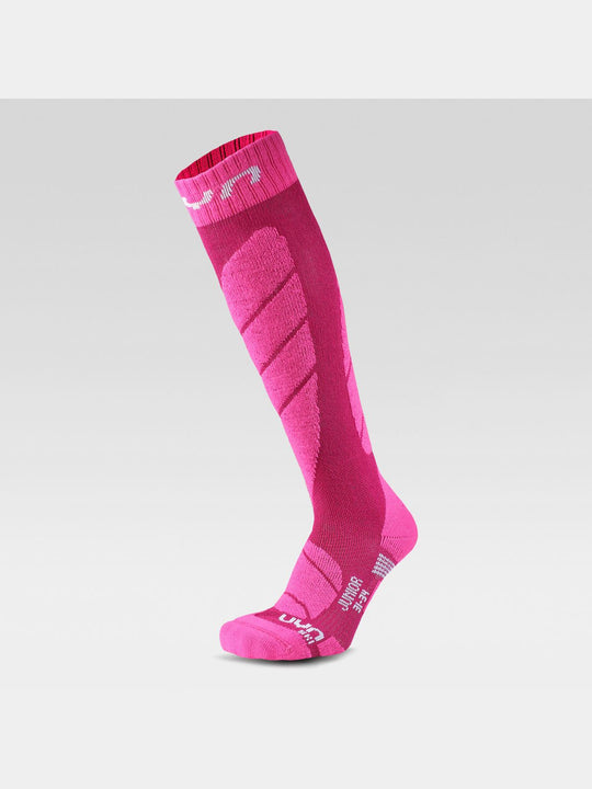 Skarpety narciarskie dla dzieci UYN Junior Ski Socks różowy
