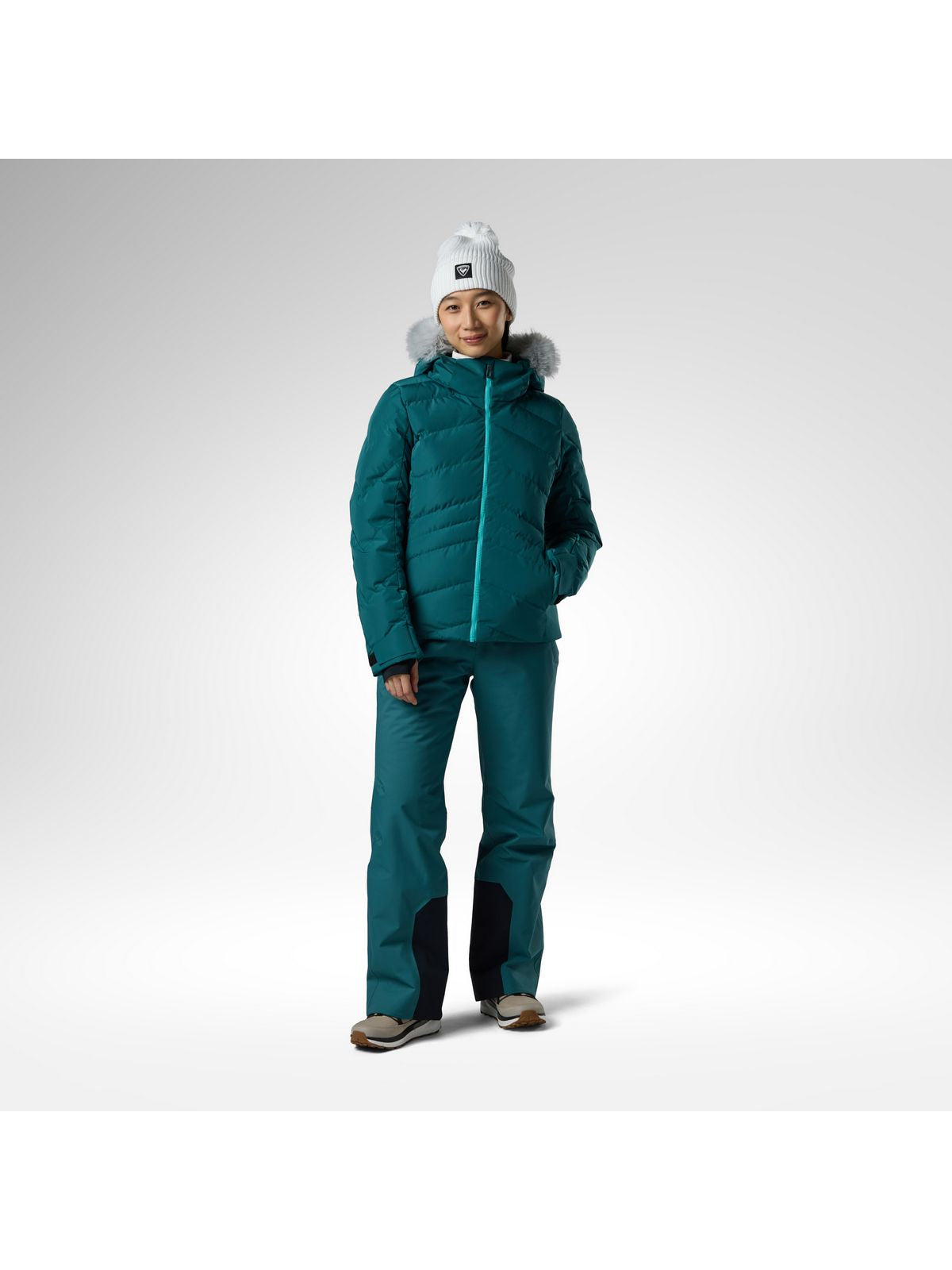 Kurtka narciarska damska ROSSIGNOL W Staci Insulated Jkt zielona