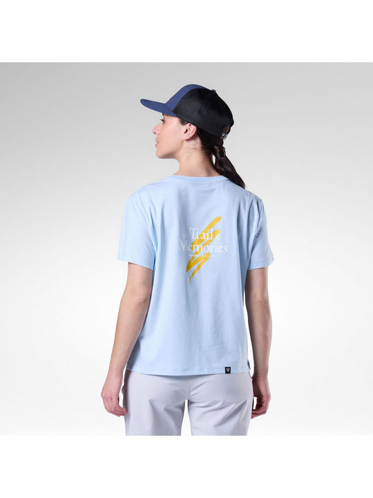 Koszulka damska ROSSIGNOL W Graphic Waterfall Tee niebieska
