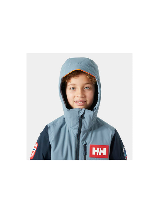 Kurtka narciarska dziecięca HELLY HANSEN Jr Elevate Jacket kolor granatowy
