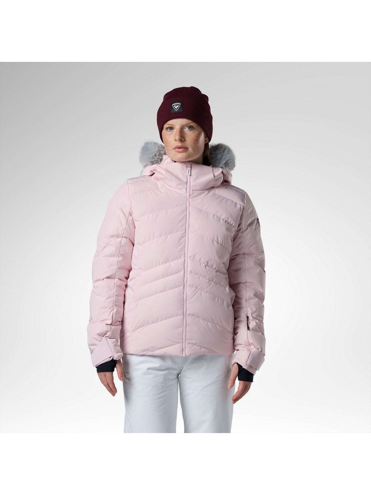 Kurtka narciarska damska ROSSIGNOL W Staci Insulated Jkt różowa
