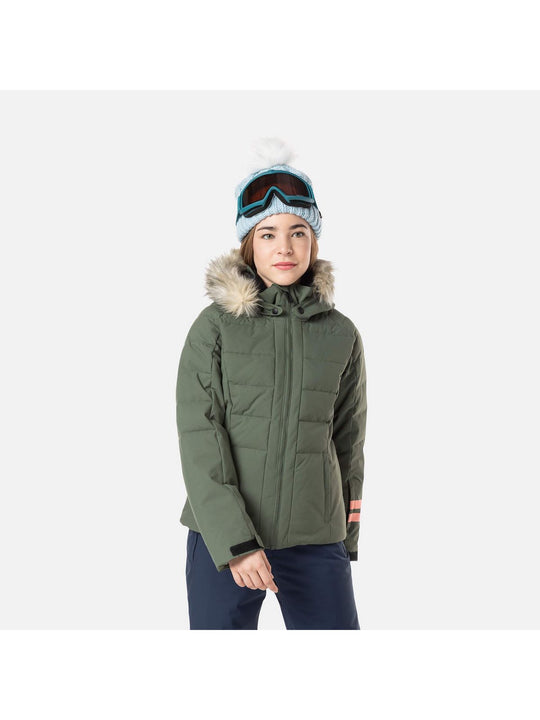 Dziewczęca Kurtka narciarska Rossignol Girl Polydown Jkt zielony - Adventure Sports
