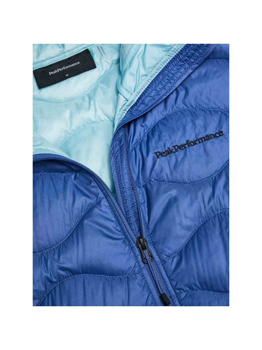Kurtka puchowa męska PEAK PERFORMANCE Helium Down Hood Jacket niebieska
