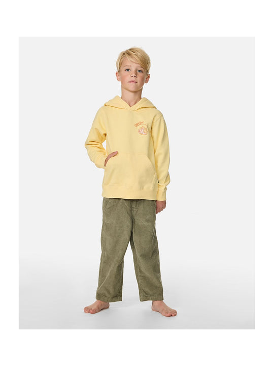 Bluza chłopięca RIP CURL Ride The Wave Art Hood - Boy żółta
