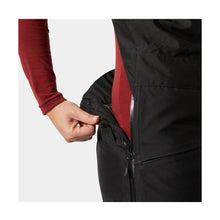 Spodnie narciarskie damskie HELLY HANSEN W POWDERQUEEN BIB 2.0 PANT czarne
