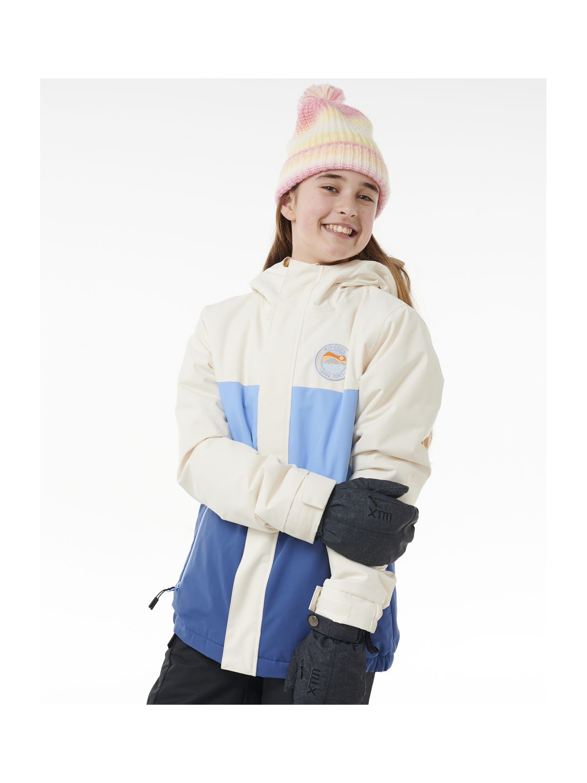 Kurtka narciarska dziewczęca RIP CURL Anti Series Olly 10K Jkt Kids niebieski - Adventure Sports