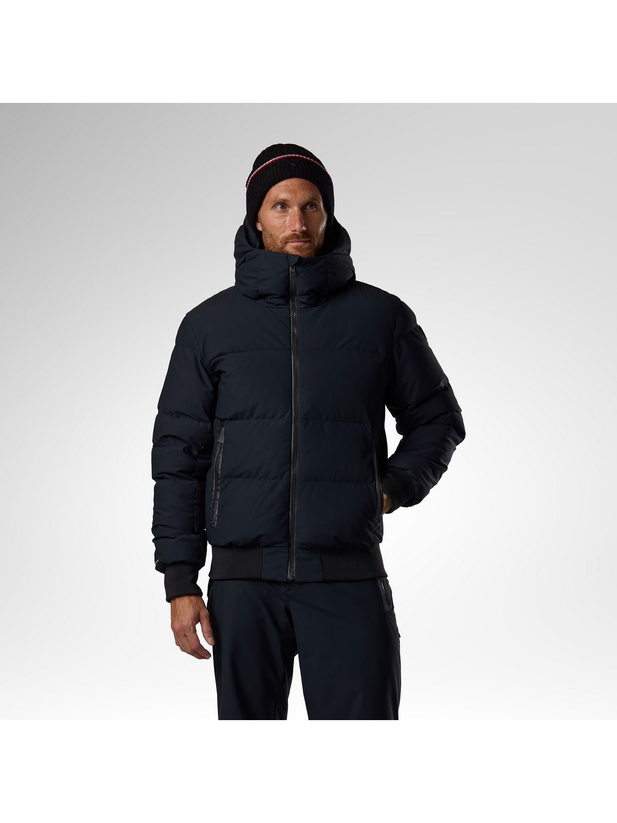Kurtka narciarska męska ROSSIGNOL M Snowblaze Down Bomber Jacket czarna