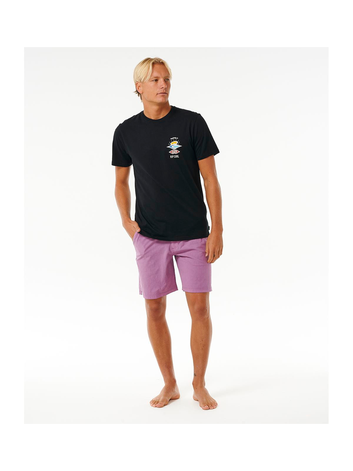 Szorty RIP CURL Boardwalk Reggie Easy Fit fioletowy - Adventure Sports