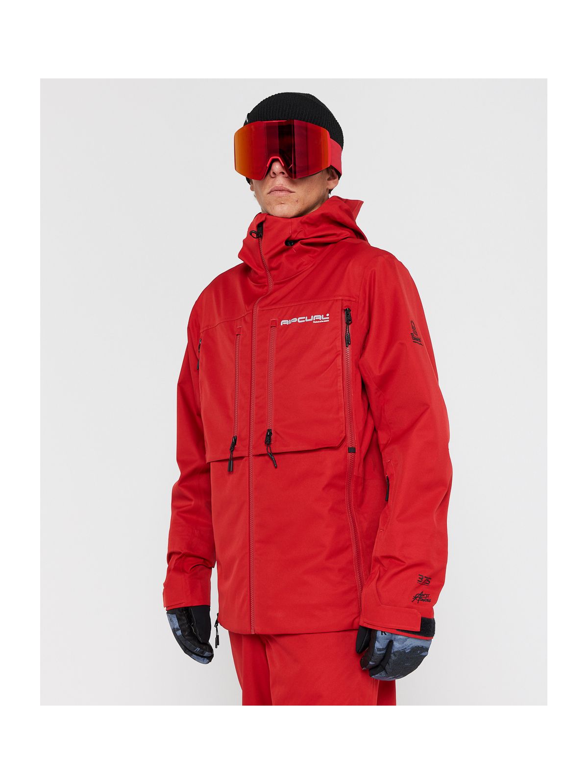 Kurtka narciarska RIP CURL ANTI SERIES ULT 30K/40K JACKET czerwona