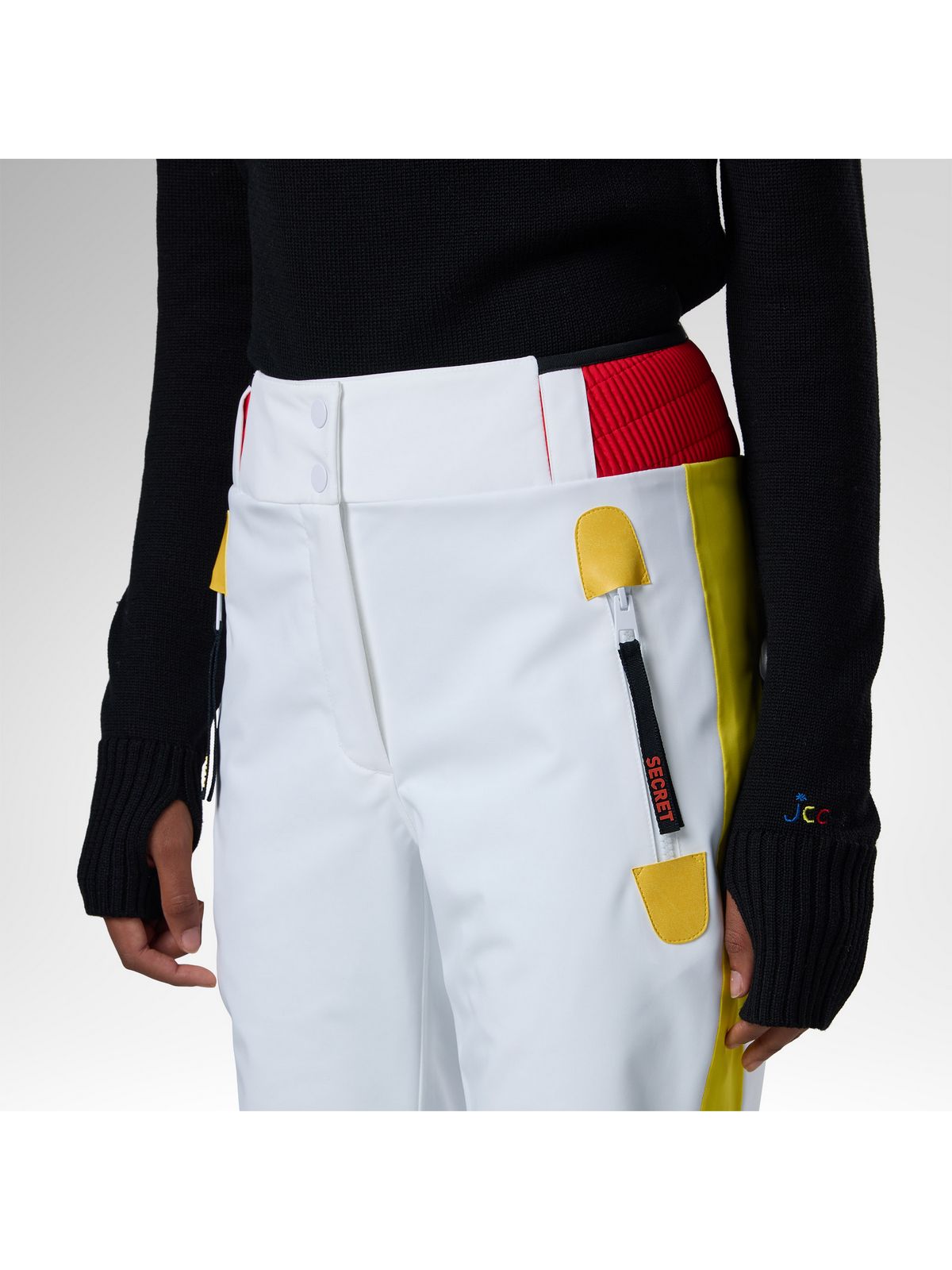 Spodnie narciarskie damskie ROSSIGNOL W Jcc Valdiz Ski Pant białe