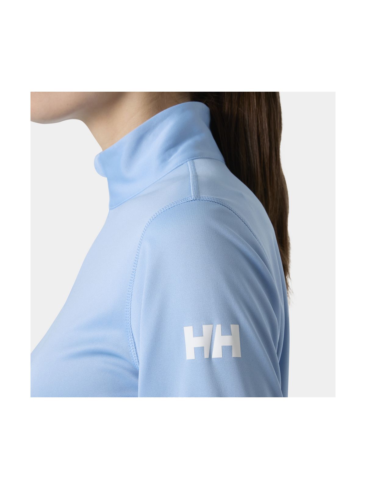 Bielizna termiczna damska HELLY HANSEN W HH TECH 1/2 ZIP niebieska