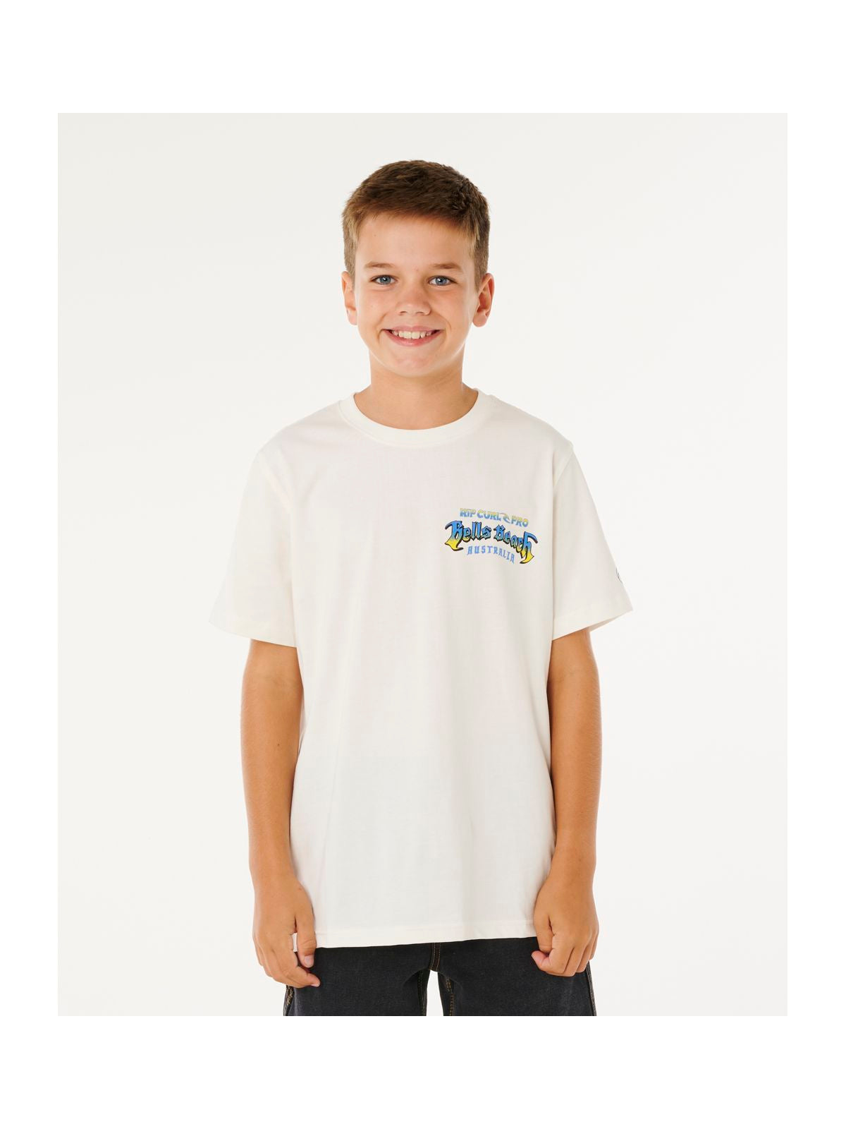 Koszulka chłopięca RIP CURL Rip Curl Pro 26 Tee - Boys biała