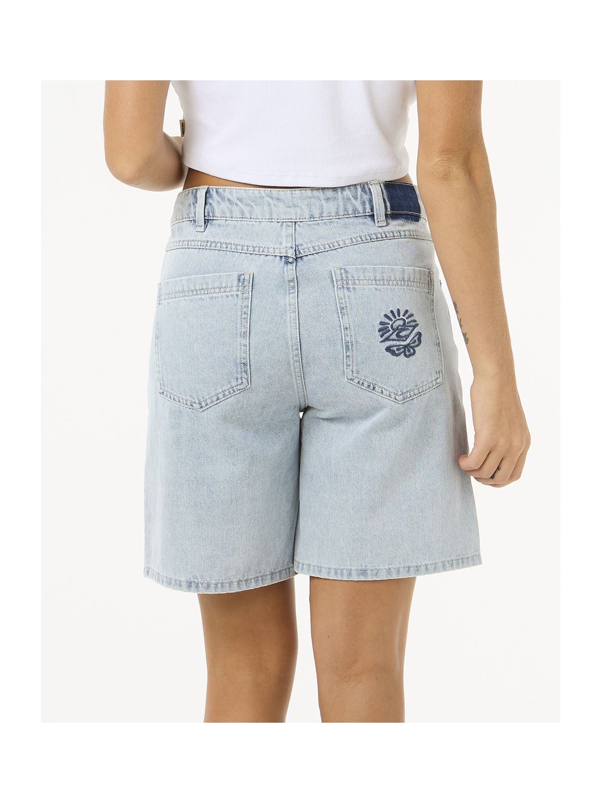 Szorty RIP CURL Aggie Relaxed Denim Short niebieski - Adventure Sports
