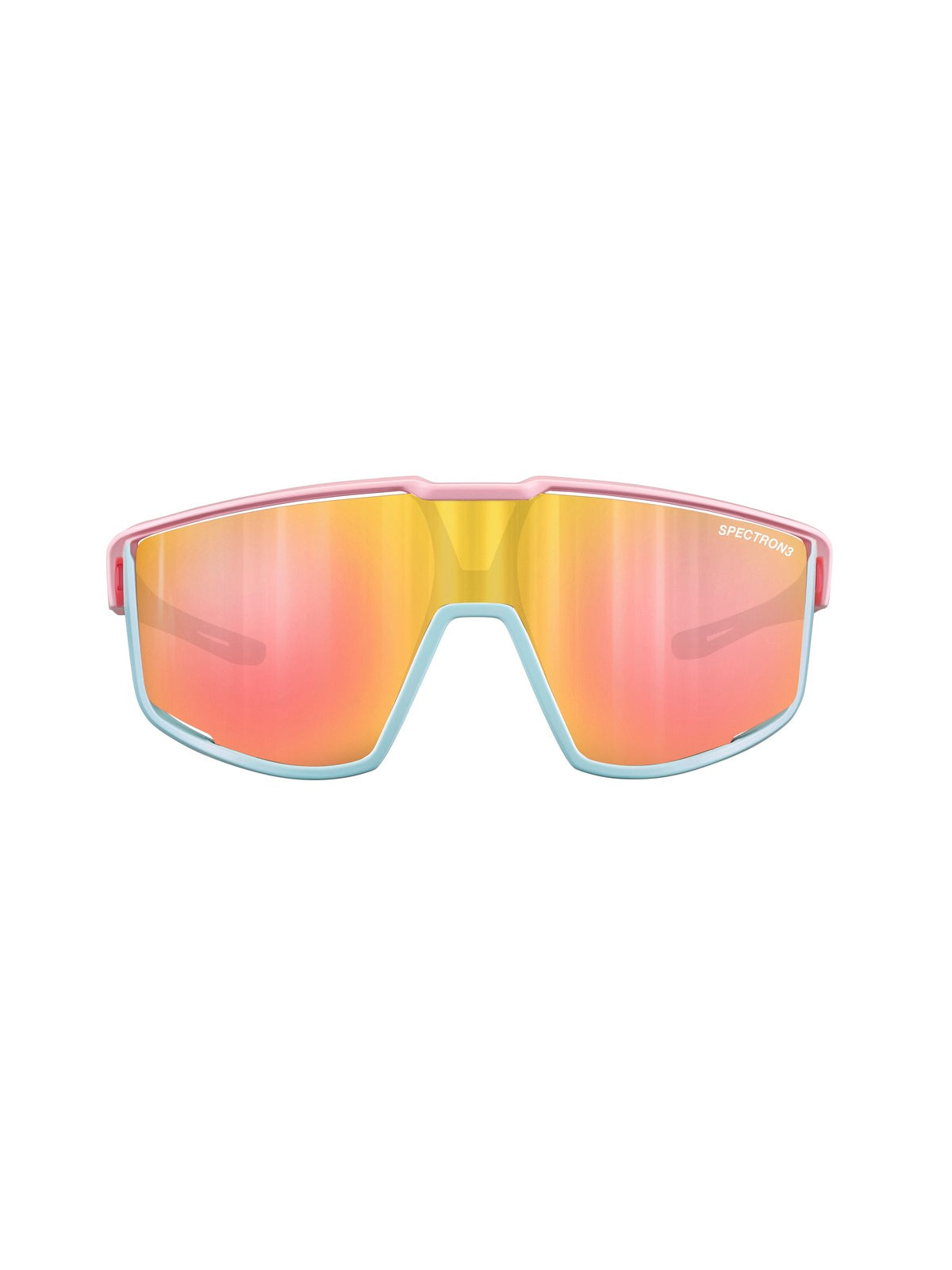 Okulary rowerowe Julbo Fury - pastelowy różowy/pastelowy niebieski | Spectron cat 3Cf - M - Adventure Sports