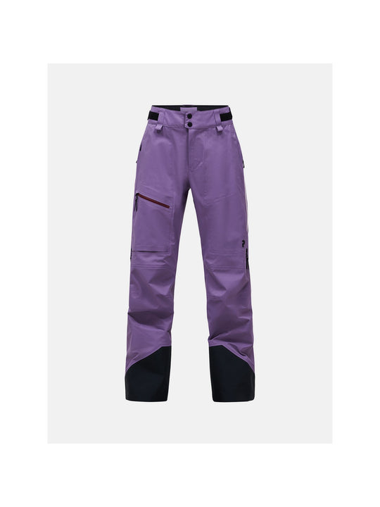 Spodnie narciarskie damskie PEAK PERFORMANCE Alpine GORE-TEX C-Knit 3L Shell Pants fioletowe
