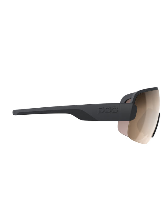 Okulary rowerowe POC Aim czarny - Clarity Trail/Partly Sunny Light Silver cat 2 - TU - Adventure Sports
