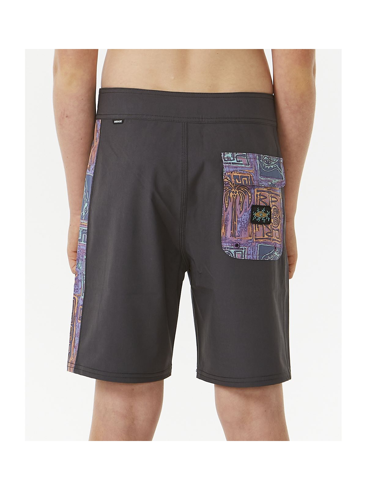 Boardshorty RIP CURL Lost Islands Block Mirage -Boy czarny - Adventure Sports