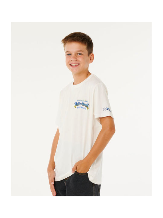 Koszulka chłopięca RIP CURL Rip Curl Pro 26 Tee - Boys biała
