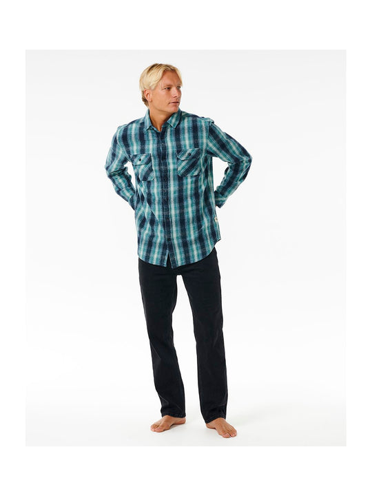 KOSZULA RIP CURL SWC FLANNEL SHIRT granatowy - M - Koszula - Adventure Sports
