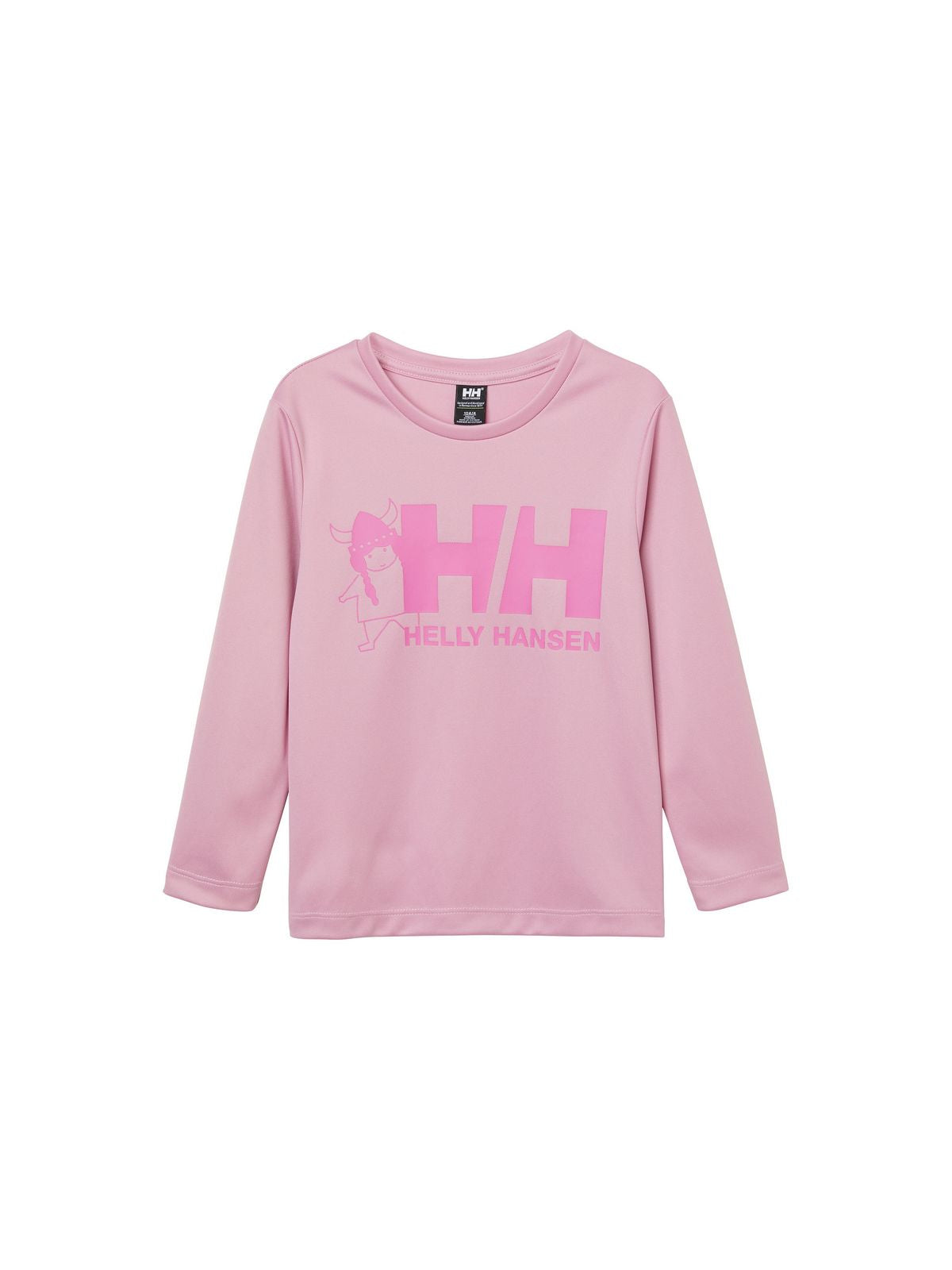 Koszulka dziecięca HELLY HANSEN K Hh Tech Graphic Ls Top różowa