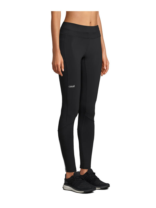Legginsy treningowe damskie CASALL Windtherm Tights kolor czarny
