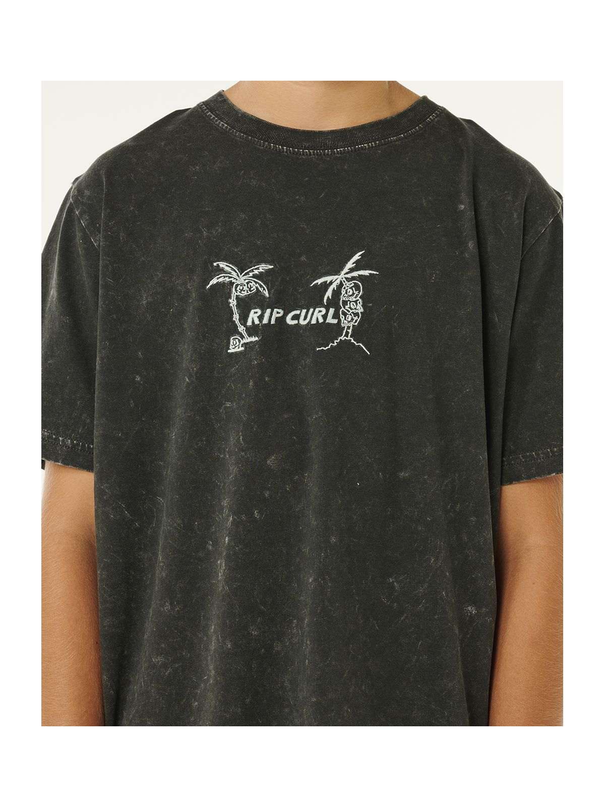 Koszulka chłopięca RIP CURL Eternal Shred Wash Tee-Boy czarna