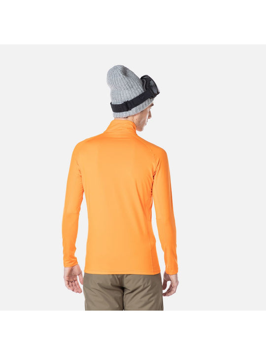 Koszulka termiczna męska Rossignol Classique 1/2 Zip pomarańczowy - Adventure Sports
