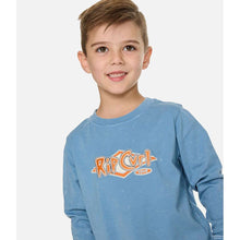Koszulka chłopięca RIP CURL Ride The Wave Ls Tee - Boy niebieska
