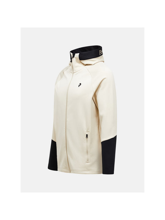 Bluza z kapturem męska PEAK PERFORMANCE Rider Essentials Midlayer Zip Hood piaskowa
