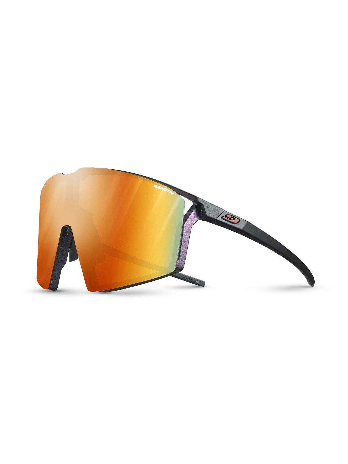 Okulary fotochromowe Julbo Edge - czarny/opalowy | Reactiv Light Amplifier cat 1-3 - L - Adventure Sports