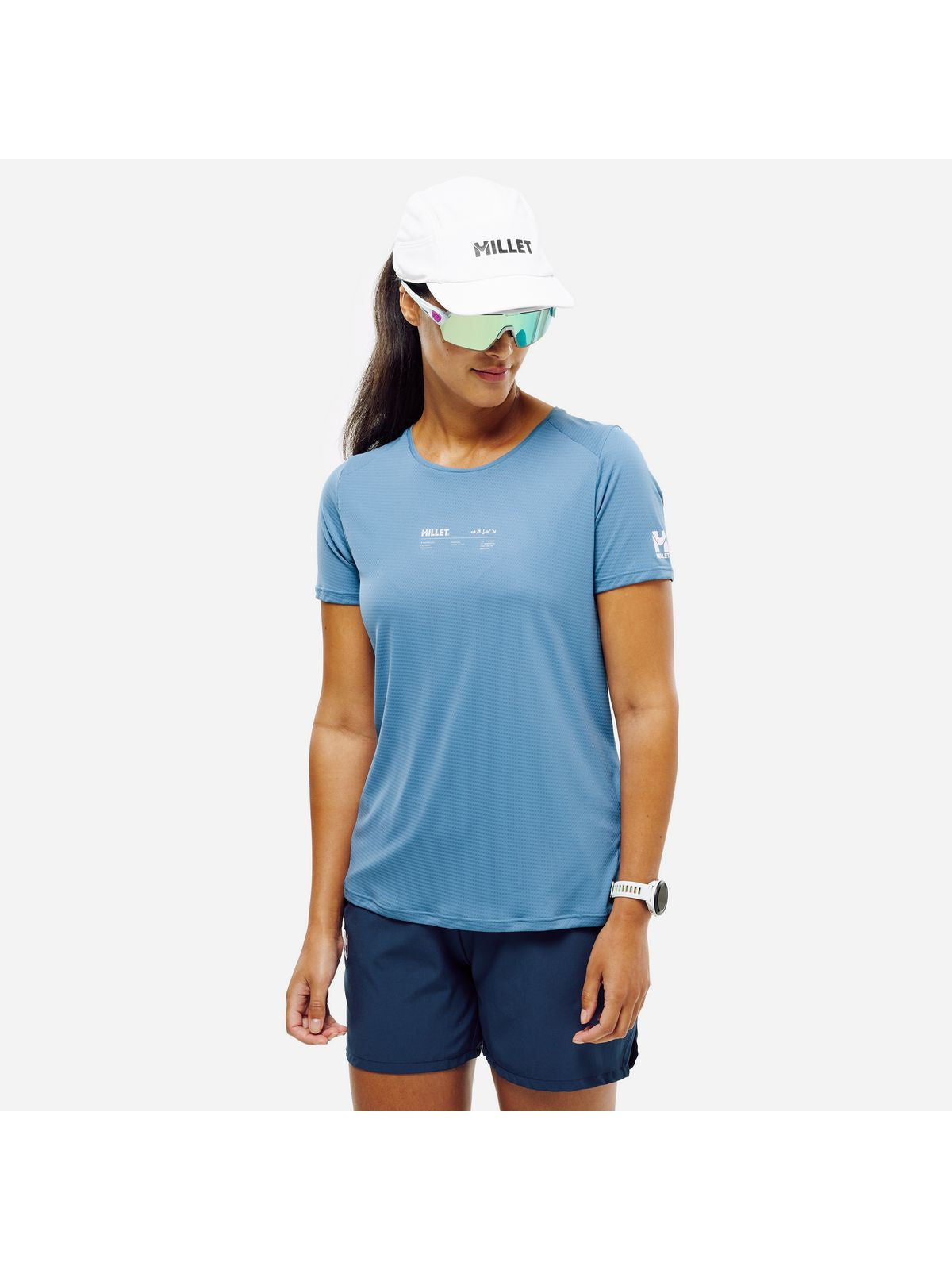 Koszulka damska MILLET Intense Essential Ts Ss W niebieska