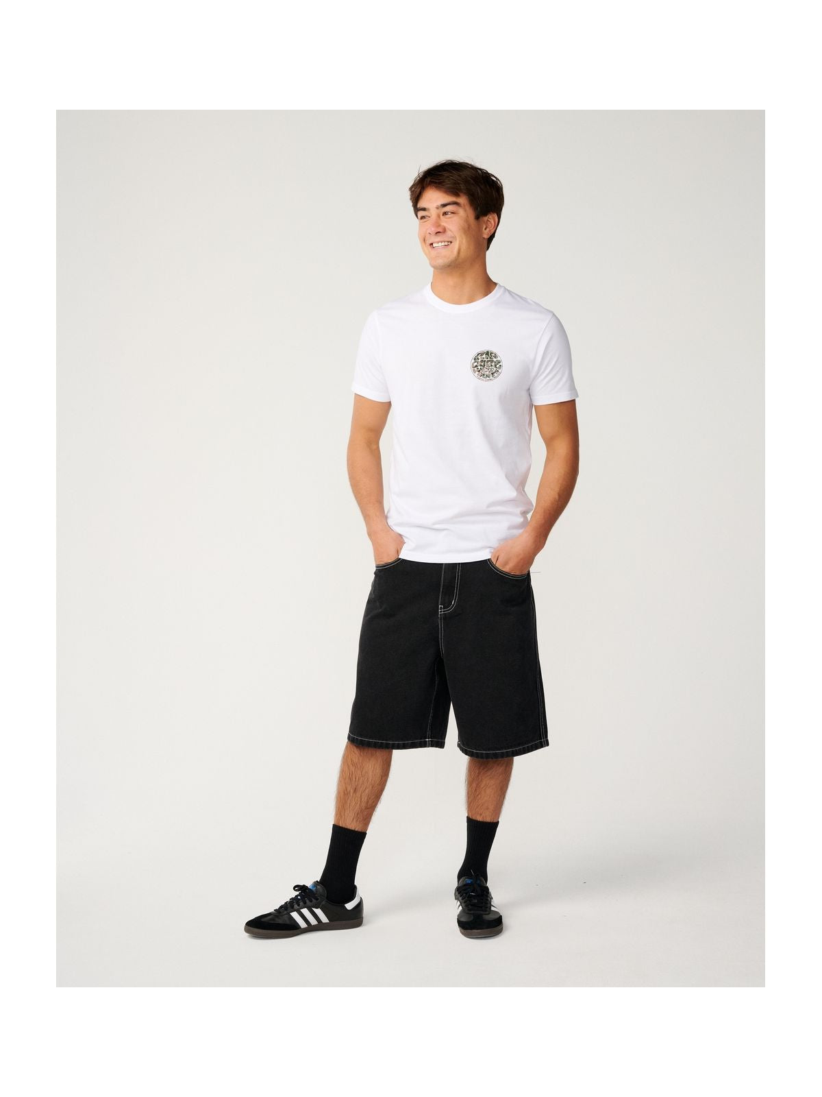 Koszulka męska RIP CURL Wettie Passage Icon Tee biała