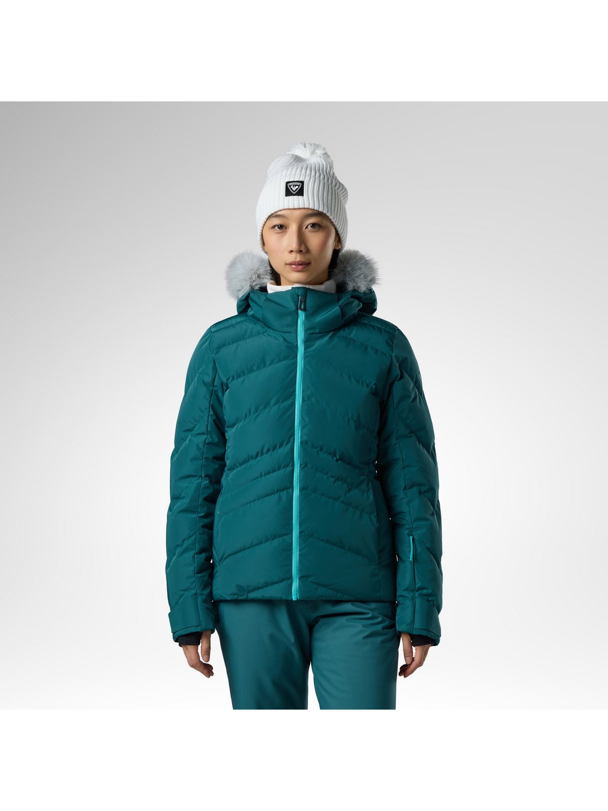 Kurtka narciarska damska ROSSIGNOL W Staci Insulated Jkt zielona