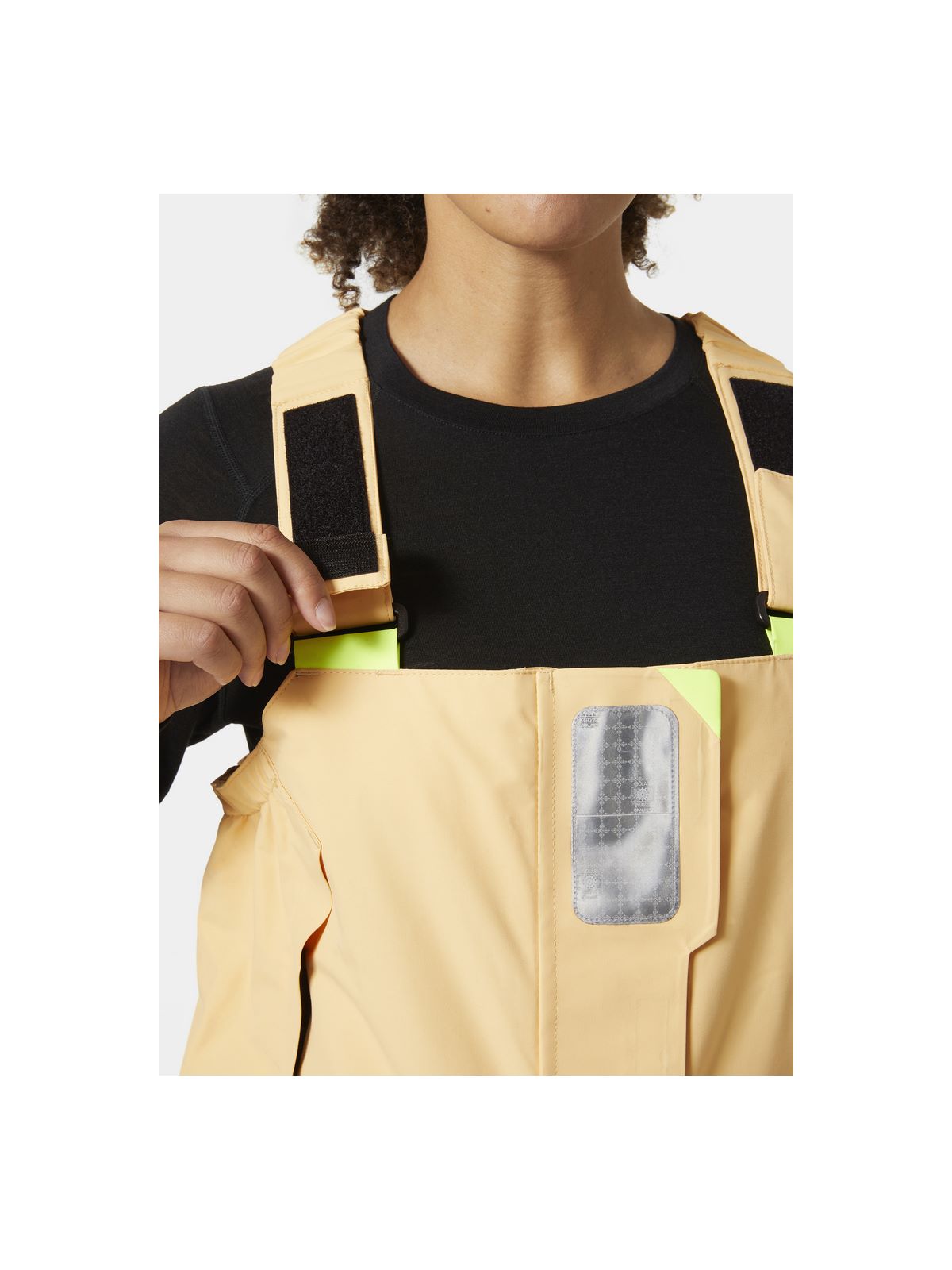 Spodnie HELLY HANSEN W Skagen Offshore Bib pomarańczowy - Adventure Sports