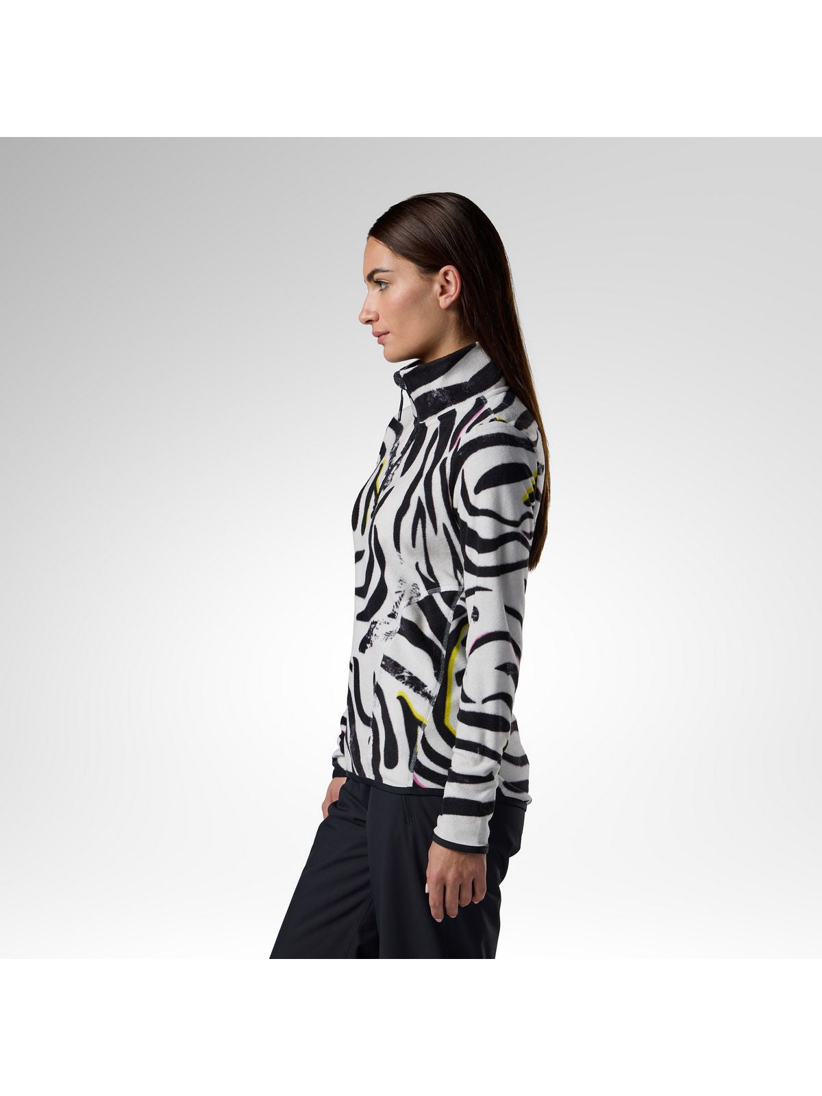 Bluza damska ROSSIGNOL W Quarter Zip Polar Fleece multikolor