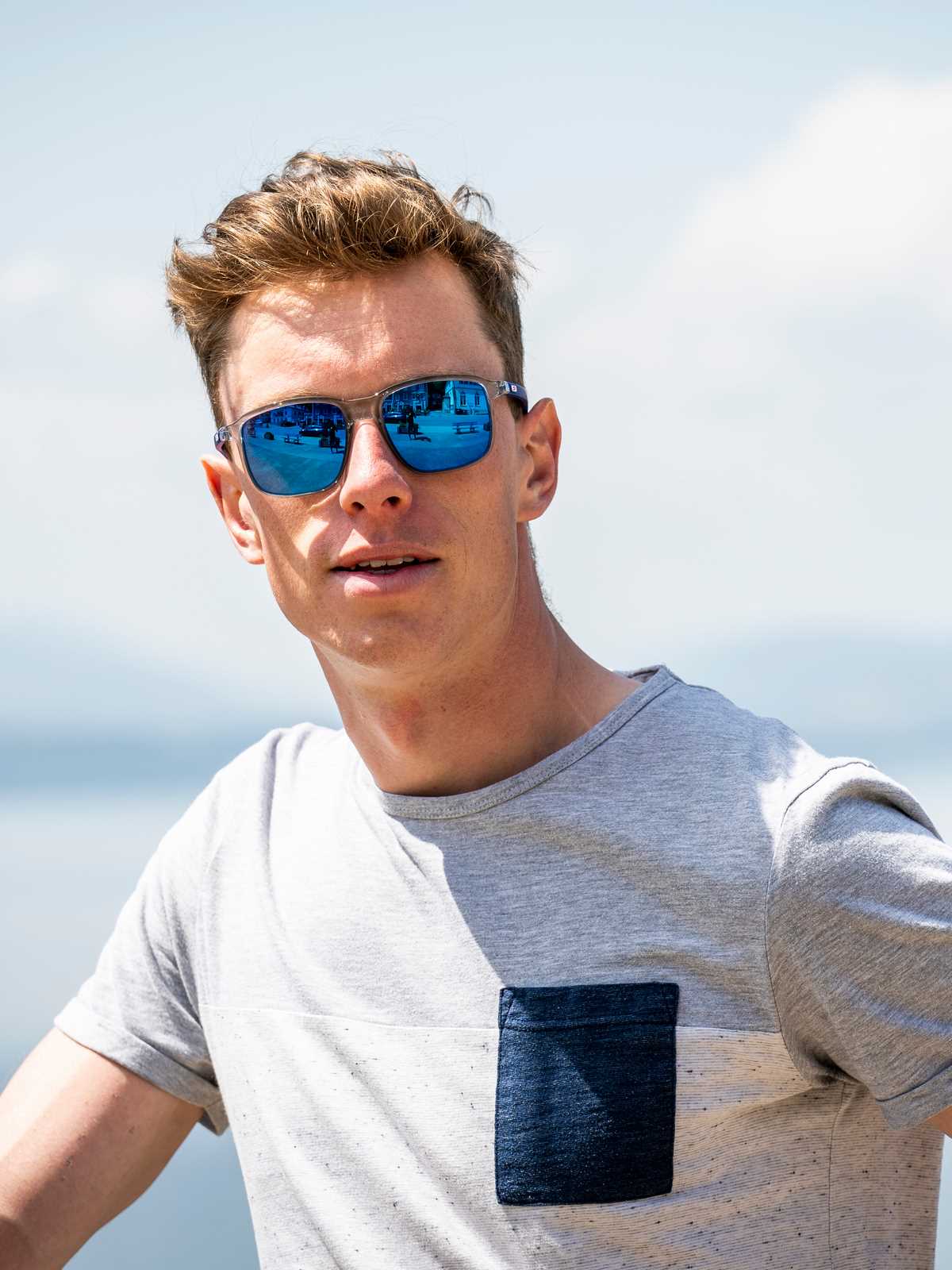 Okulary z polaryzacją JULBO Creek szary/niebieski | Spectron 3 Polarized - M - Adventure Sports