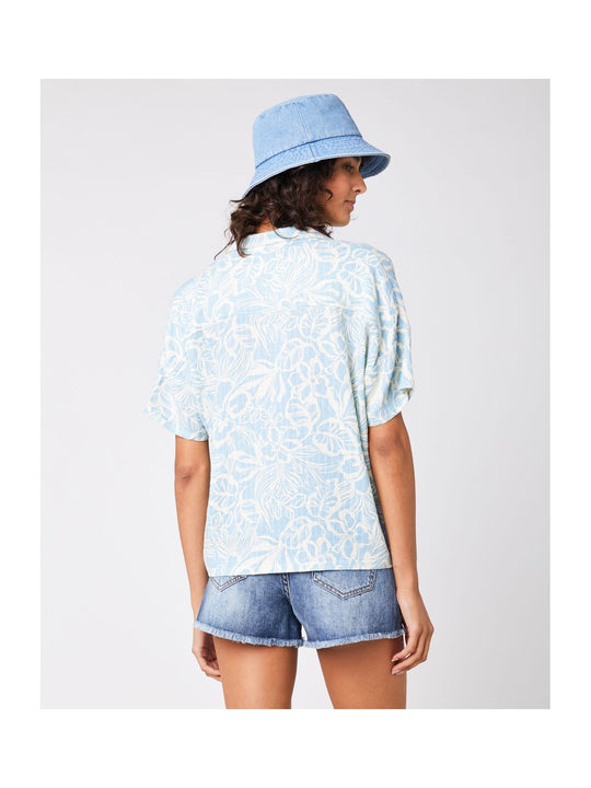 KOSZULA RIP CURL SUNCHASER SHIRT niebieski - S - Koszula - Adventure Sports

