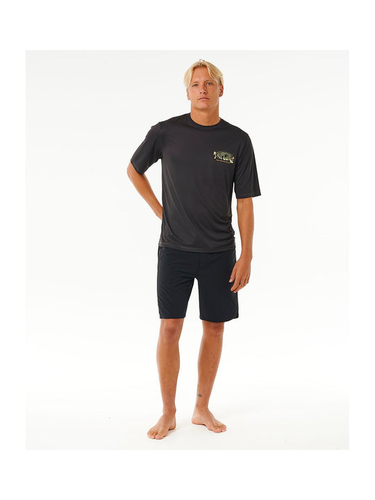 Lycra RIP CURL Mason Pipe Surflite Upf S/S czarny - Adventure Sports
