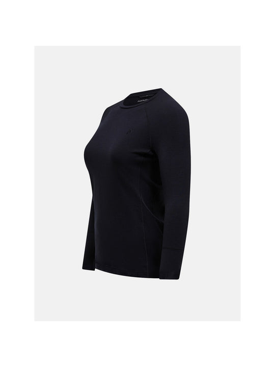 Koszulka Termiczna PEAK PERFORMANCE Magic Crew Wool-blend Baselayer Women czarny
