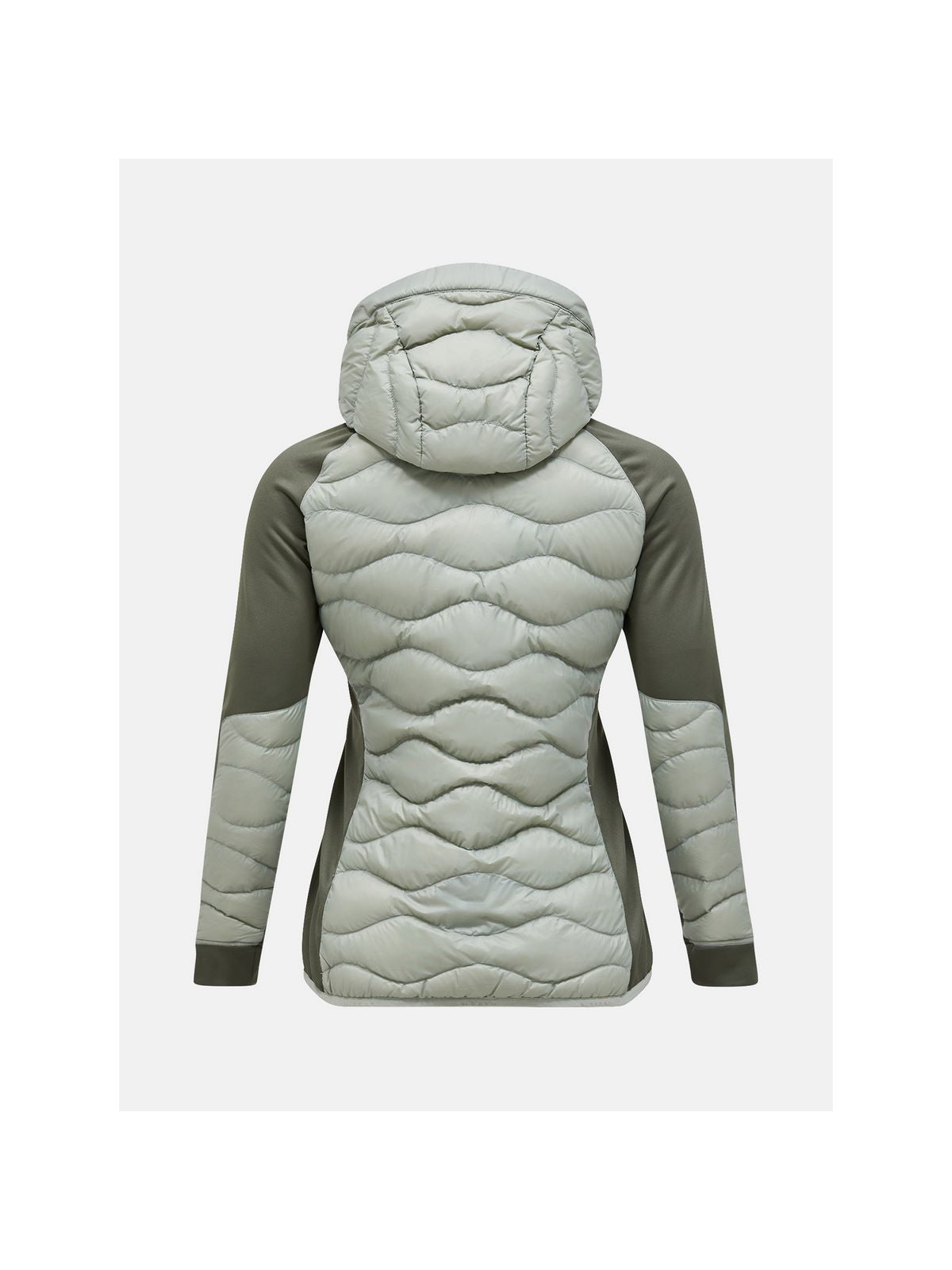 Kurtka Peak Performance W Helium Down Hybrid Hood zielony - Adventure Sports