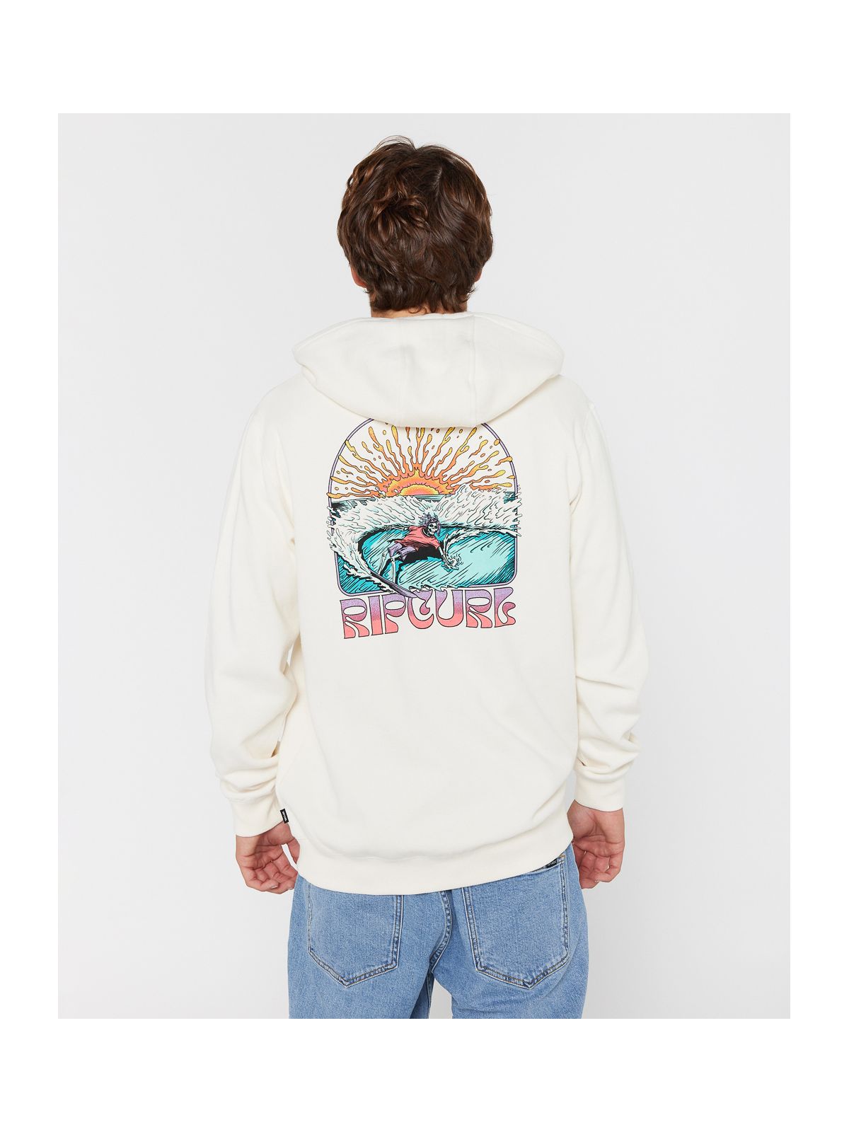 Bluza RIP CURL GRATEFUL SHRED ZIP HOOD beżowa
