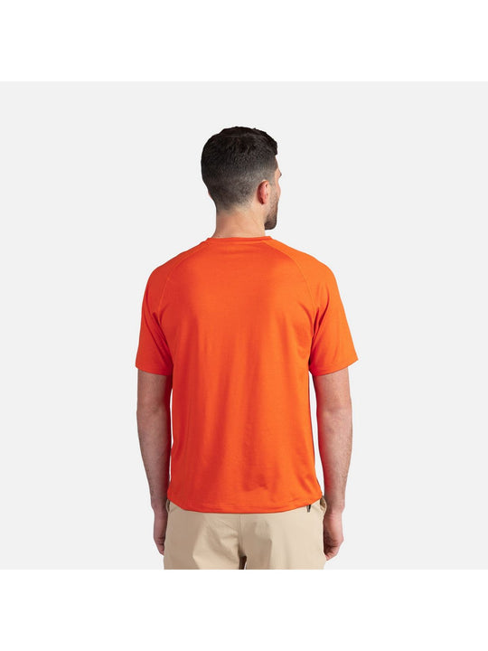 Koszulka treningowa męska ROSSIGNOL Westweg Shield Tee złoty - Adventure Sports
