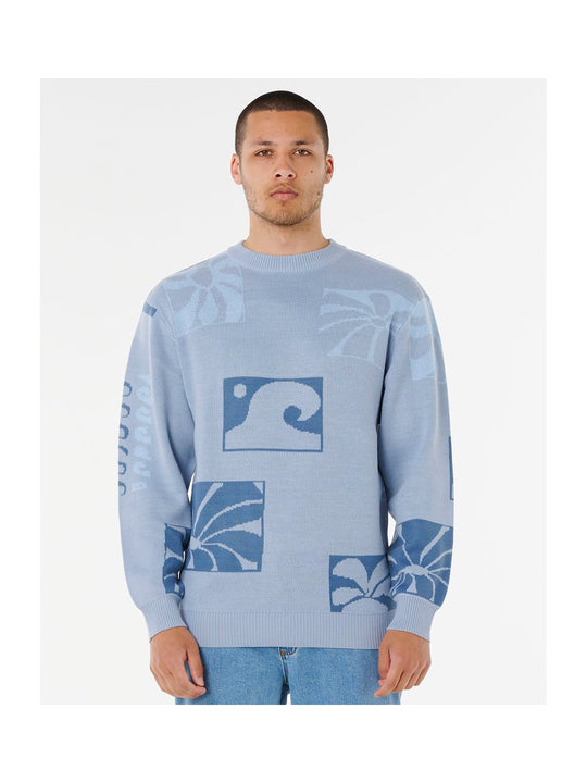 Sweter RIP CURL MIX KNIT niebieski
