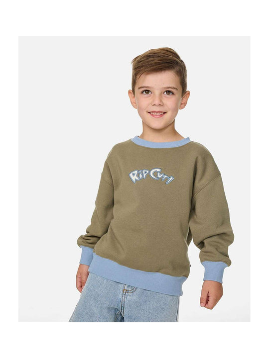 Bluza chłopięca RIP CURL Ride The Wave Crew - Boy zielona
