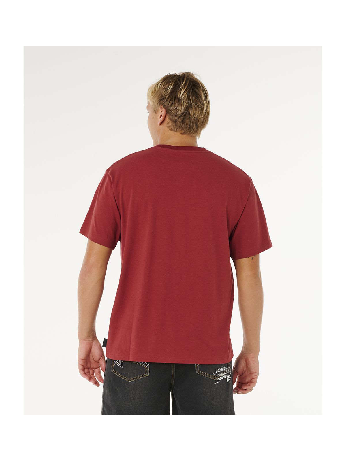 Koszulka męska RIP CURL Medina Inner Vision Spray Tee czerwona